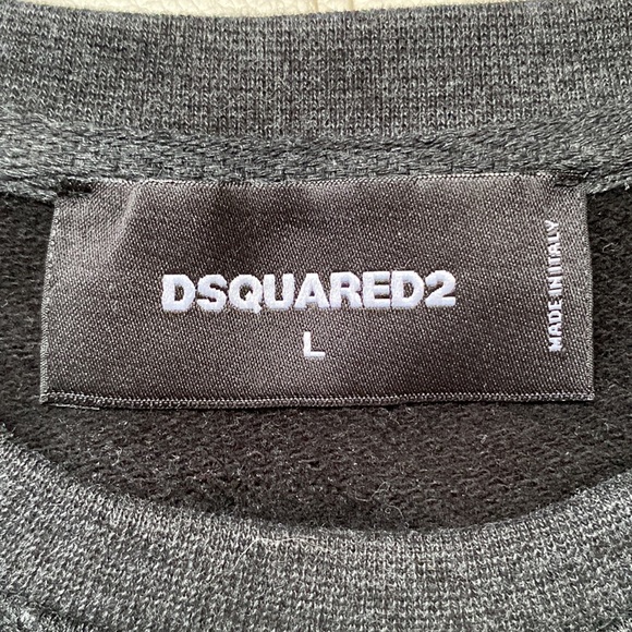 DSQUARED2 Paint Splatter Crew Neck Sweatshirt - Picture 5 of 6